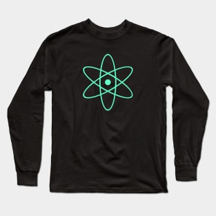 Atom Light Green Pattern Long Sleeve T-Shirt